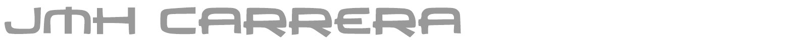 JMH Carrera font preview